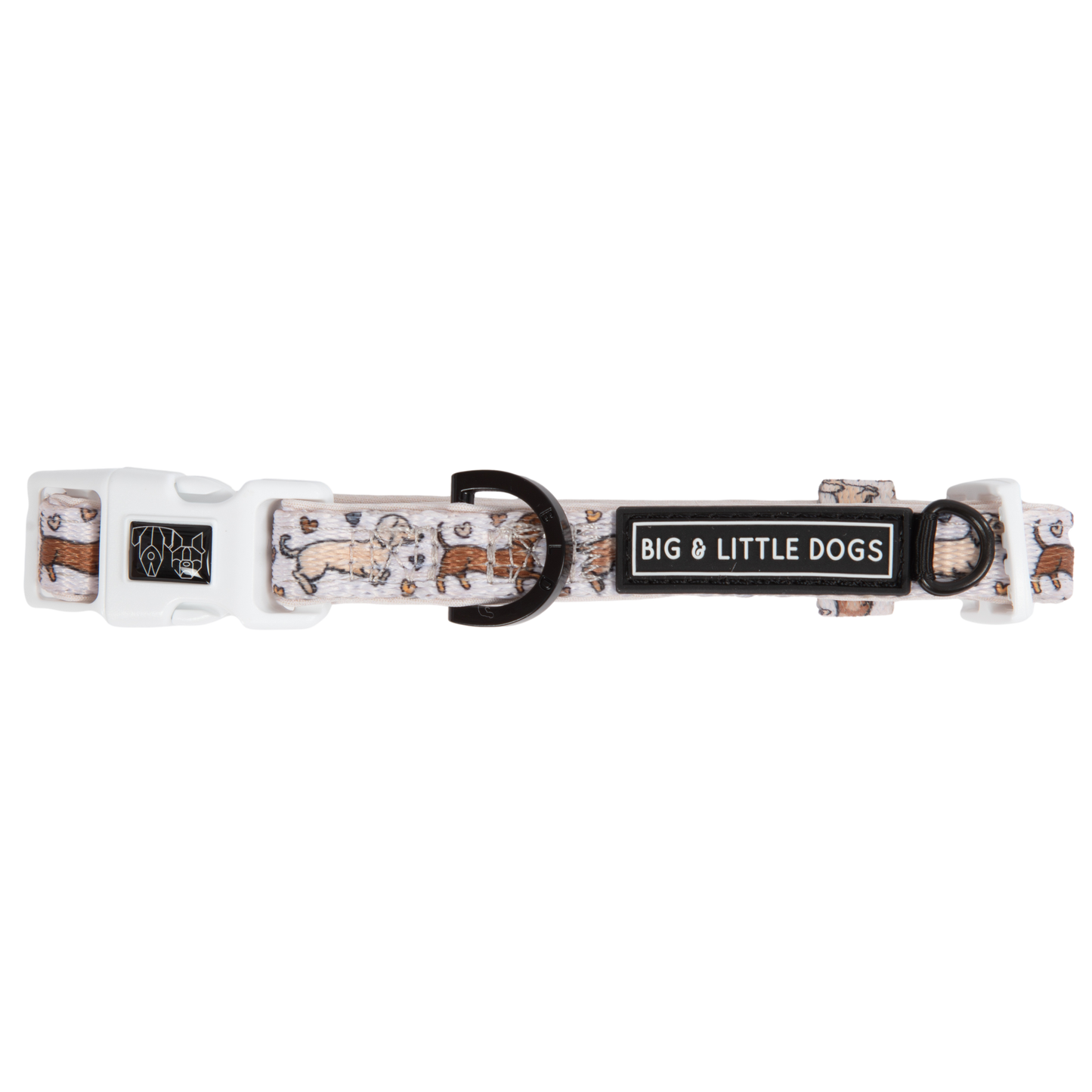 Big And Little Dogs-DOG COLLAR & BOW TIE: Dashie Lovers