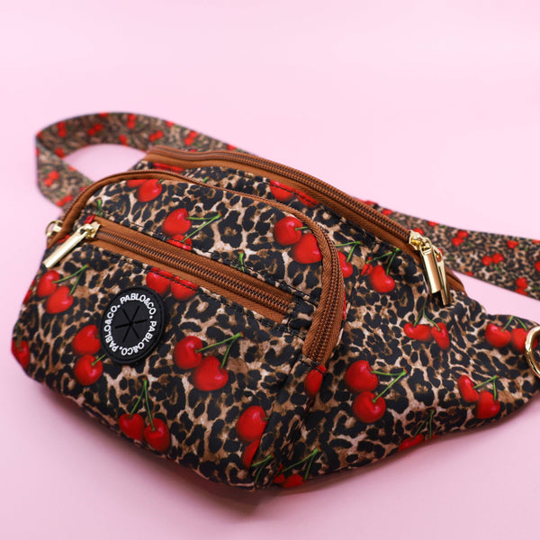 Pablo & Co- Leopard Cherries: The Ultimate Bumbag