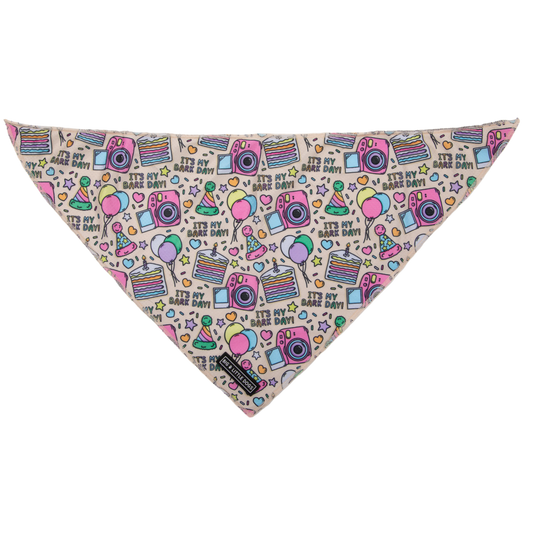Big and Little Dogs-DOG BANDANA: It's My Bark Day