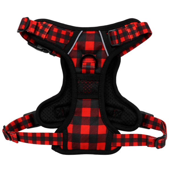 Big and Little Dogs-THE ALL-ROUNDER DOG HARNESS: Plaid to the Bone