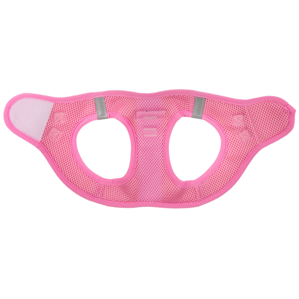 Big And Little Dogs- STEP-IN DOG HARNESS: Pink Milk Gingham