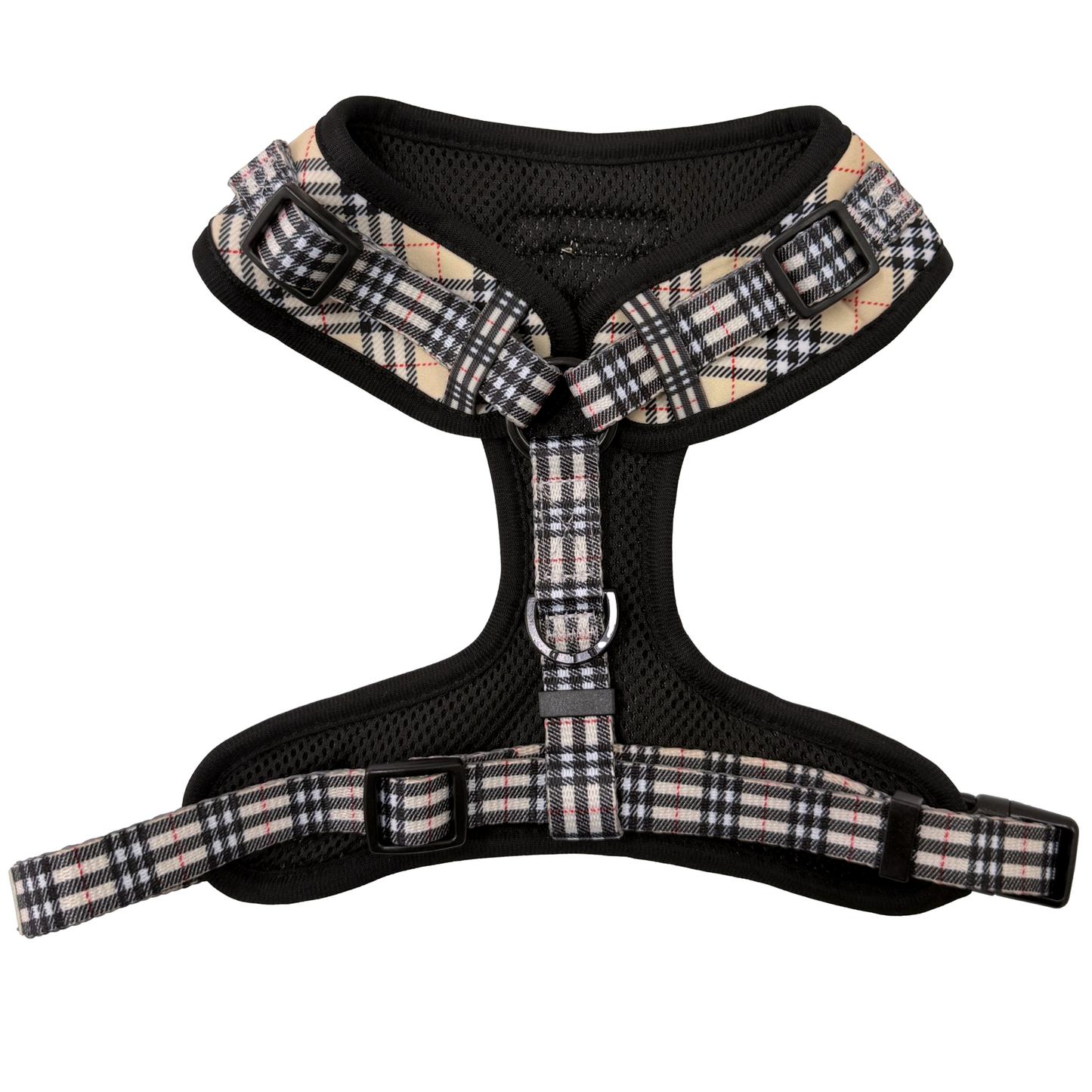 Big And Little Dogs-ADJUSTABLE DOG HARNESS: Nova Plaid
