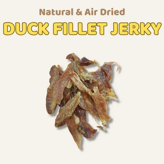 Duck Fillet Jerky- All Natural Dog Treats 100g