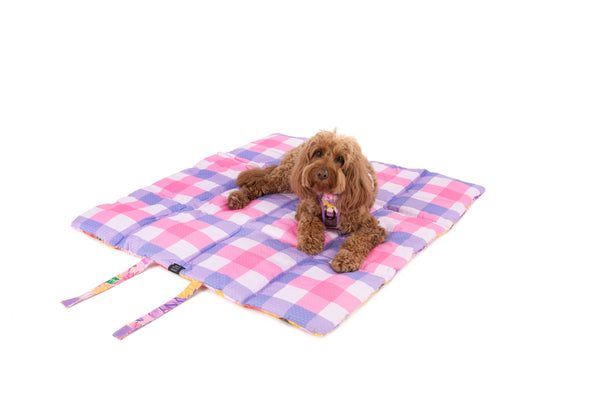 Big And Little Dogs-ON-THE-GO PET MAT: Spring Fling