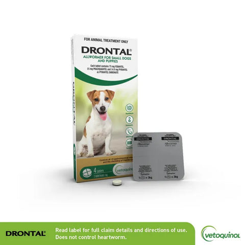 Drontal Allwormer Tablets For Small Dogs And Puppies