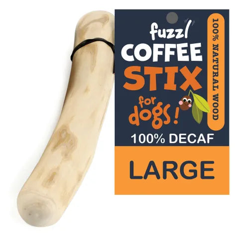 Fuzzl Coffee Wood Chew Stick For Dogs- Large