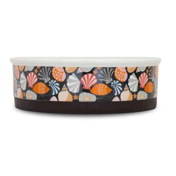 Indie Boho-Daydream Shells - Designer Dog Bowls