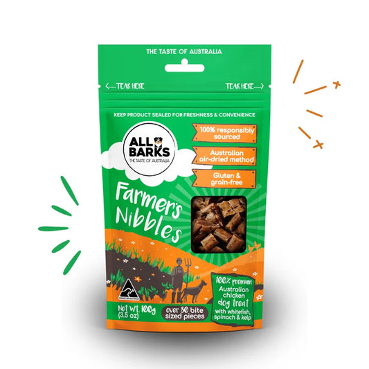 All Barks Farmer's Nibbles Dog Treats
