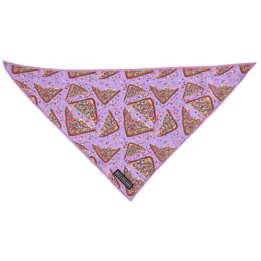 Big and Little Dogs-DOG BANDANA: Purple Fairy Bread