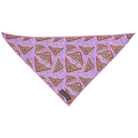 Big and Little Dogs-DOG BANDANA: Purple Fairy Bread