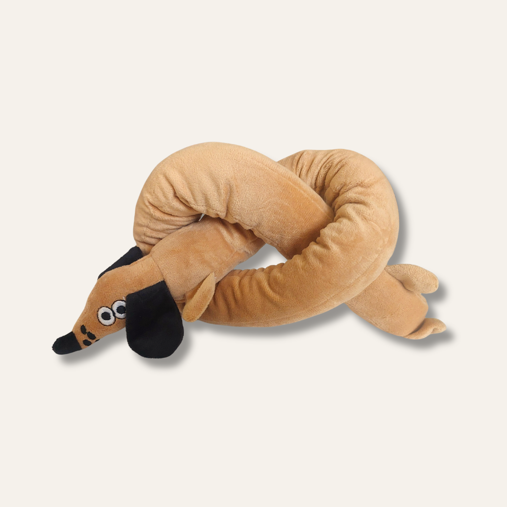 Larry Long Dog- Plush Squeaky Dog Toy