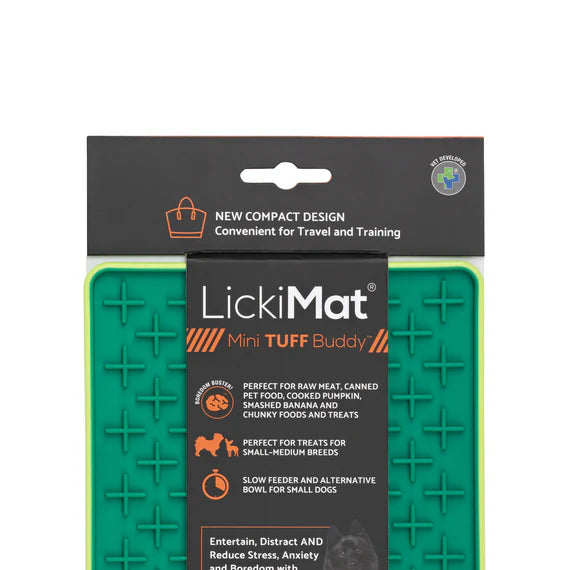 NEW LickiMat® Buddy Slow Feeder Lick Mat TUFF- Mini