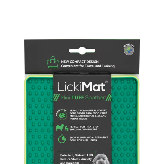 LickiMat® Soother Tuff Slow Feeder Lick Mat- Mini