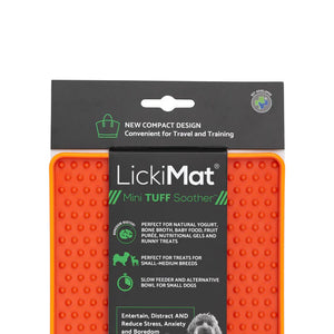 NEW LickiMat® Soother Tuff Slow Feeder Lick Mat- Mini