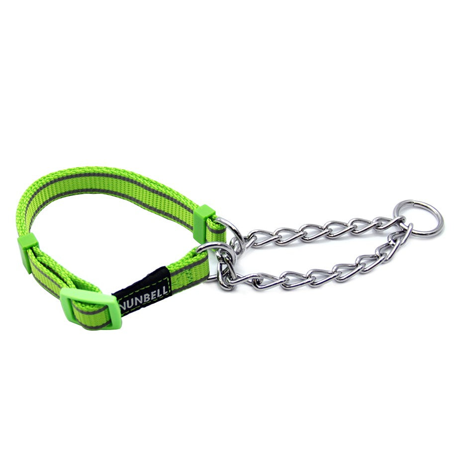 Nunbell 2 Stripe Reflective Obedience Pet Collar