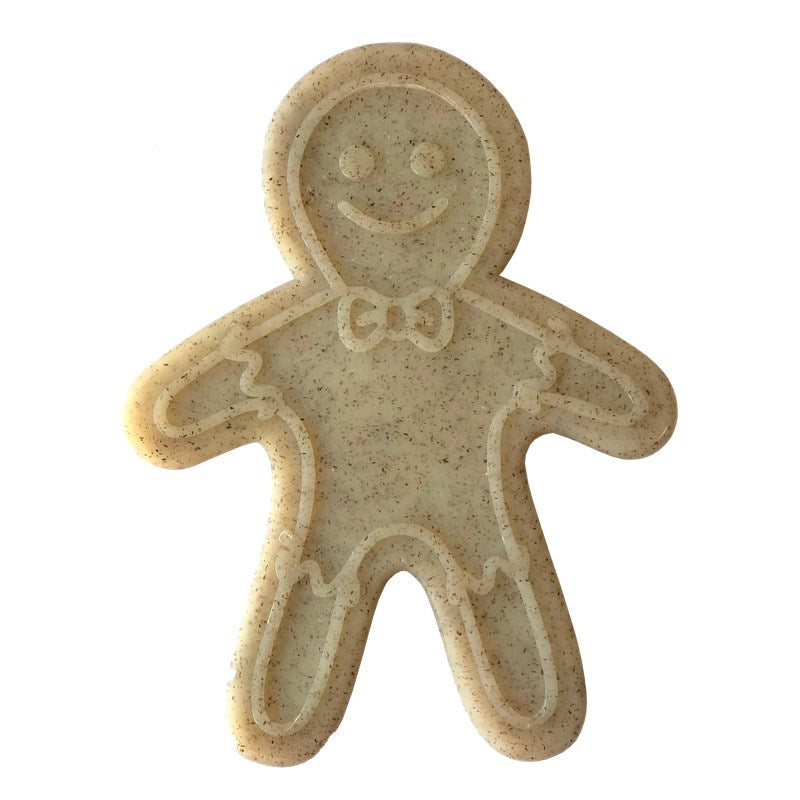 Sodapup Nylon Gingerbread Man Dog Chew Toy. Made tough for power chewers. Christmas Dog Toy