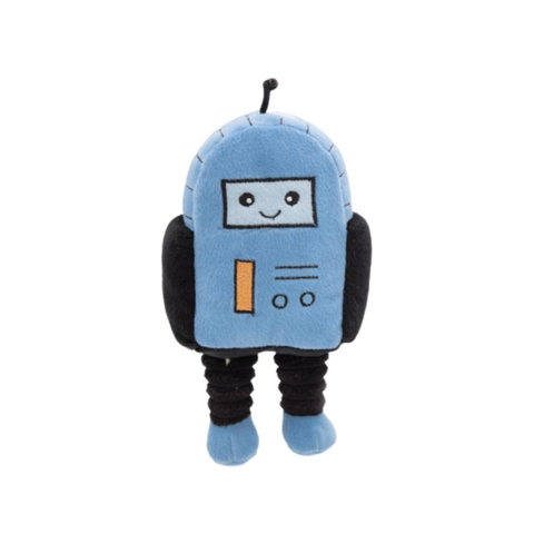 Zippy Paws Rosco The Robot Squeaky Plush Dog Toy. Space Themed plush dog toys. Great dog toy for dogs of all age and size.