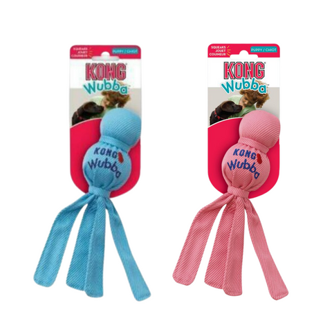 KONG Puppy Wubba Dog Toy. Stimulating and boredom busting Dog Toy. Best toys for Puppies.