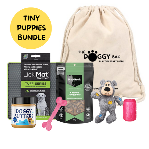 The Entertainer Doggy Bag Bundle X-Small PUPPIES