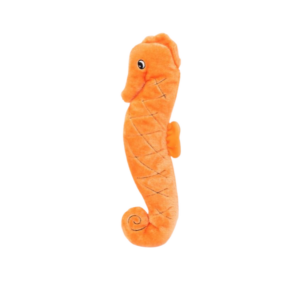 Zippy Paws Jigglerz Seahorse Plush Dog Toy