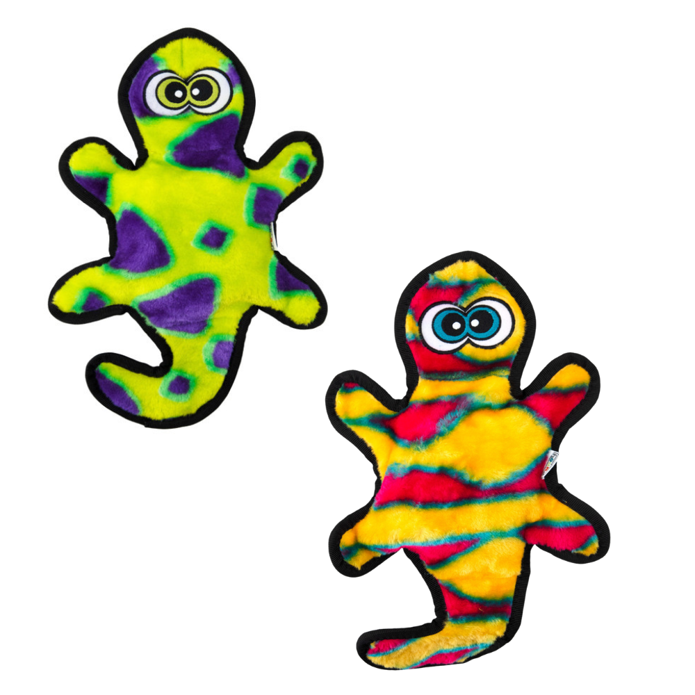 Outward Hound Invincibles Gecko Durable Squeaky Dog Toy