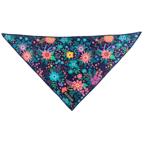 Big and Little Dogs Bandana- Stop & Smell the Flowers