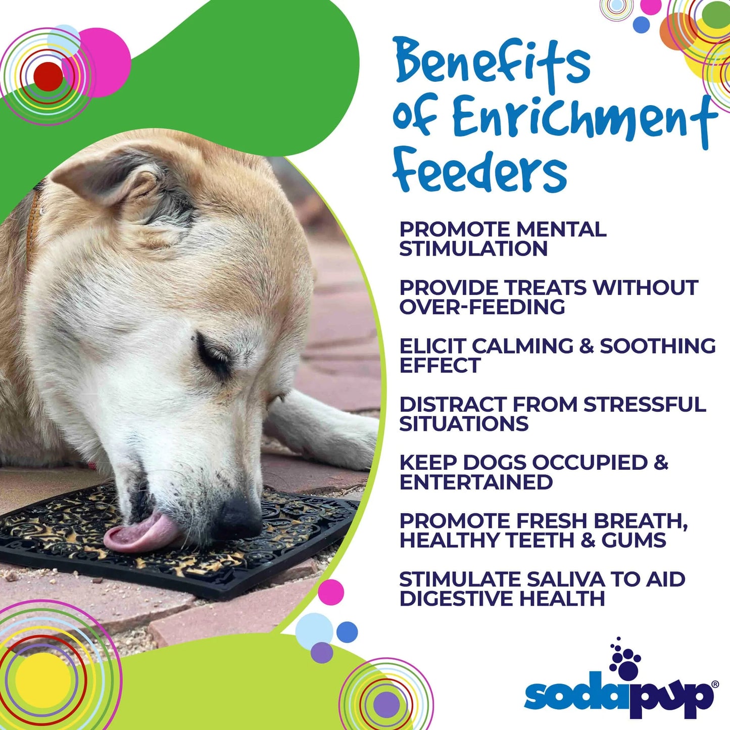 Sodapup Zombie enrichment lick mat for dog.