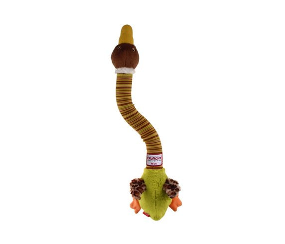 GiGwi Crunchy Plush Friendz Duck Dog Toy 3 x Sizes