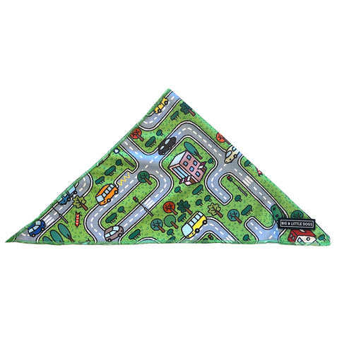 Big and Little Dogs Bandana- Traffic Town