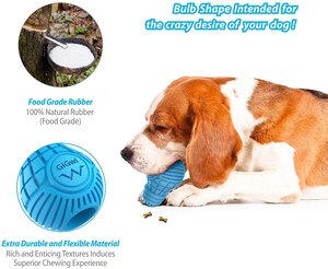 GiGwi Rubber Bulb treat dispenser Dog Toy Small