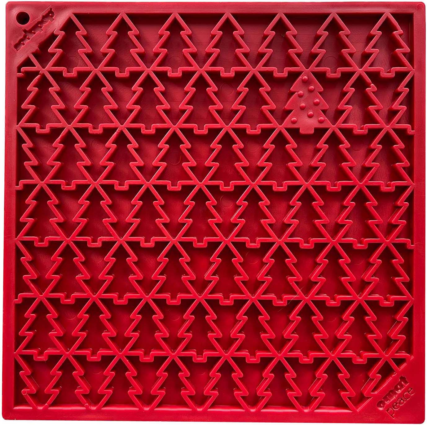 Enrichment lick mat for dogs Christmas themed enrichment. Present for dogs Christmas.