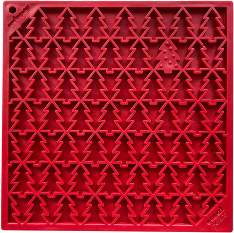 Enrichment lick mat for dogs Christmas themed enrichment. Present for dogs Christmas.