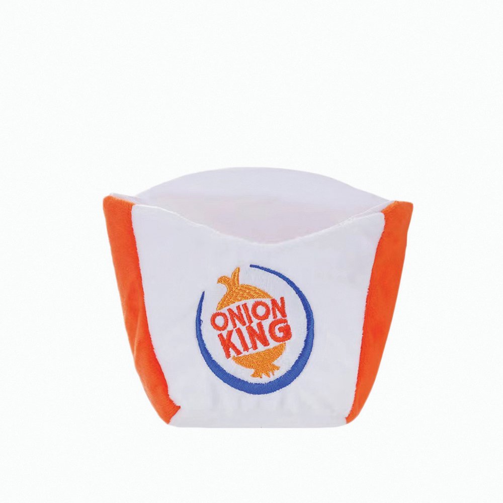 HugSmart Puzzle Hunter Dog Toy- Food Party -Onion Rings
