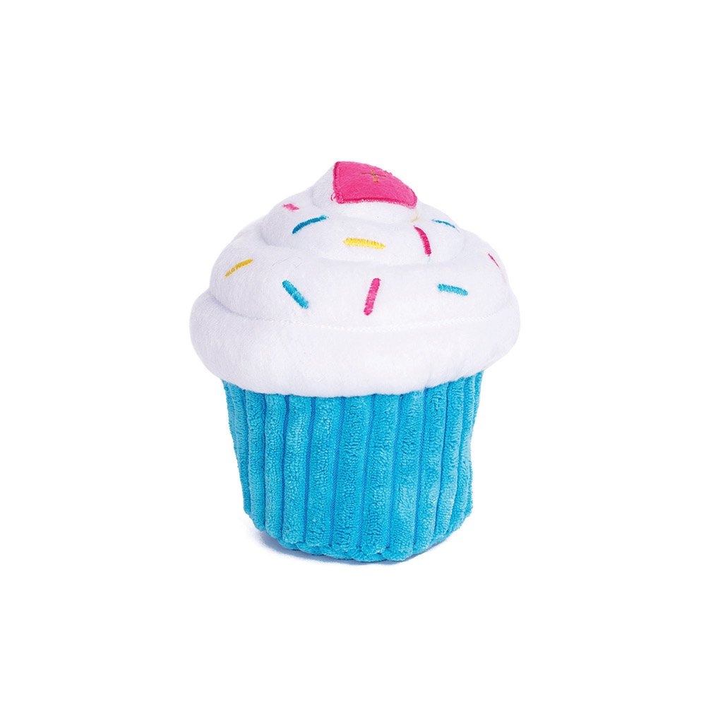 Zippy Paws Dog Birthday Cup Cake Squeaky Dog Toy. Dog Birthday. Gotcha Day. Present for Dogs.