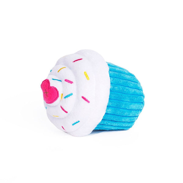 Zippy Paws Dog Birthday Cup Cake Squeaky Dog Toy. Dog Birthday. Gotcha Day. Present for Dogs.