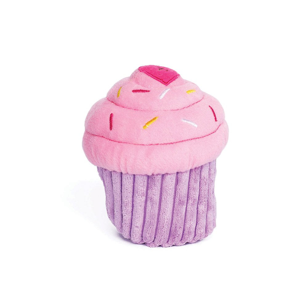 Zippy Paws Dog Birthday Cup Cake Squeaky Dog Toy. Dog Birthday. Gotcha Day. Present for Dogs.