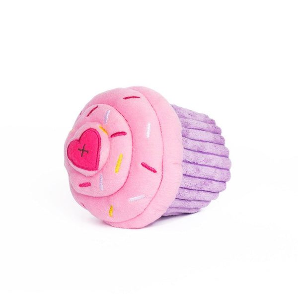 Zippy Paws Dog Birthday Cup Cake Squeaky Dog Toy. Dog Birthday. Gotcha Day. Present for Dogs.