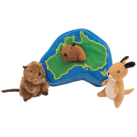 Zippy Paws Burrow Interactive Dog Toy- Animals In Australia