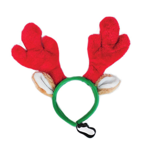 Zippy Paws Holiday Antlers -2 Sizes