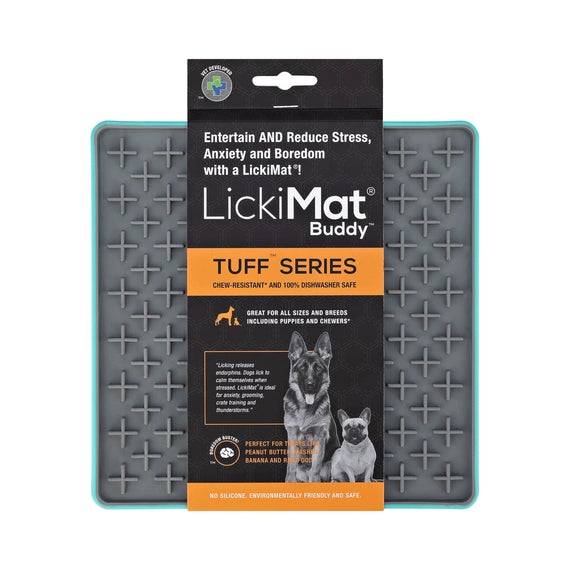LickiMat Buddy TUFF Series, perfect Enrichment tool to help reduce anxiety and boredom in your dog.
