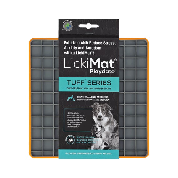 LickiMat Buddy TUFF Series, perfect Enrichment tool to help reduce anxiety and boredom in your dog.