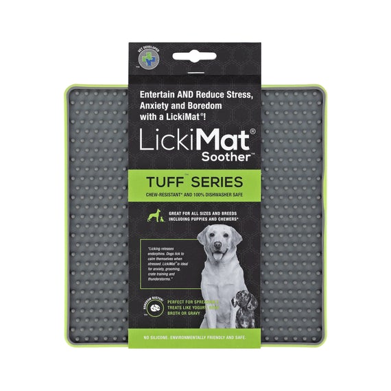 LickiMat Buddy TUFF Series, perfect Enrichment tool to help reduce anxiety and boredom in your dog.