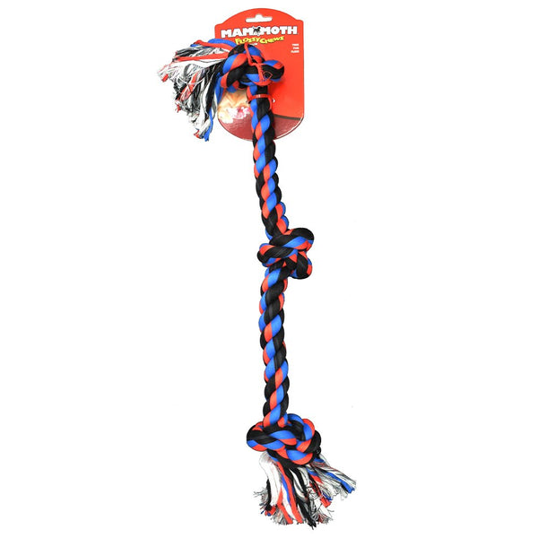Mammoth flossy chew, rope chew toy for puppies and dogs.