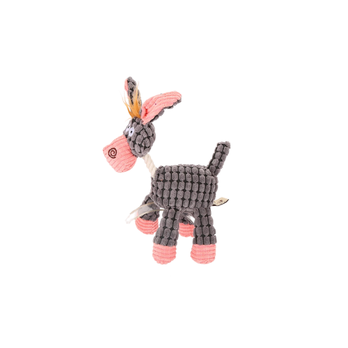 Plush Squeaky Donkey Dog Toy