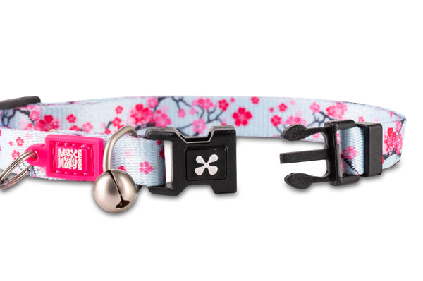 Max and Molly Smart ID Cat Collar Cherry Bloom