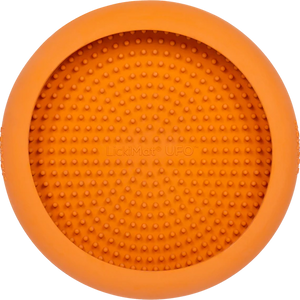 LickiMat® UFO is the ideal soothing aid when it comes to grooming, Bath time or for use just as a Lick mat. Made for use on vertical surfaces, UFO design to catch Saliva and food.   The little nubs soothe your dog as they lick, helping reduce stress and anxiety.