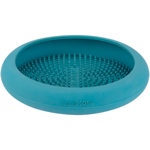 LickiMat® UFO is the ideal soothing aid when it comes to grooming, Bath time or for use just as a Lick mat. Made for use on vertical surfaces, UFO design to catch Saliva and food.   The little nubs soothe your dog as they lick, helping reduce stress and anxiety.
