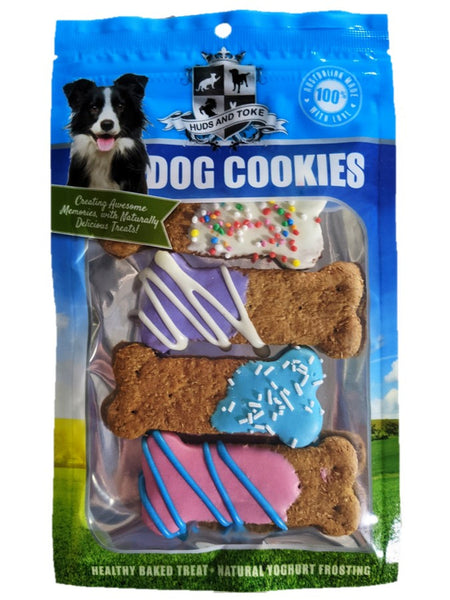 Huds and Toke- Crazy Dog Bones Gourmet Dog Cookies 4pce