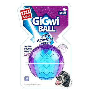 GiGwi Ball Medium, Dog toy, this dog ball is made tough with tpr rubber and will be your dogs perfect fetch companion