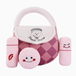 HugSmart Puzzle Hunter Dog Toy My Little Purse Handbag Dog Toy Set The Doggy Bag